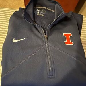 Nike Dr fit men’s 1/4 zip - university of illinois